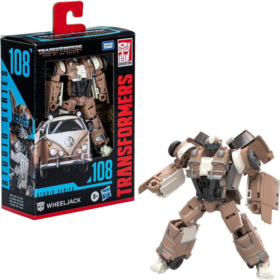 Трансформер Вілджек Transformers Studio Series 108 Deluxe Class Rise of Beasts Wheeljack Hasbro F7233