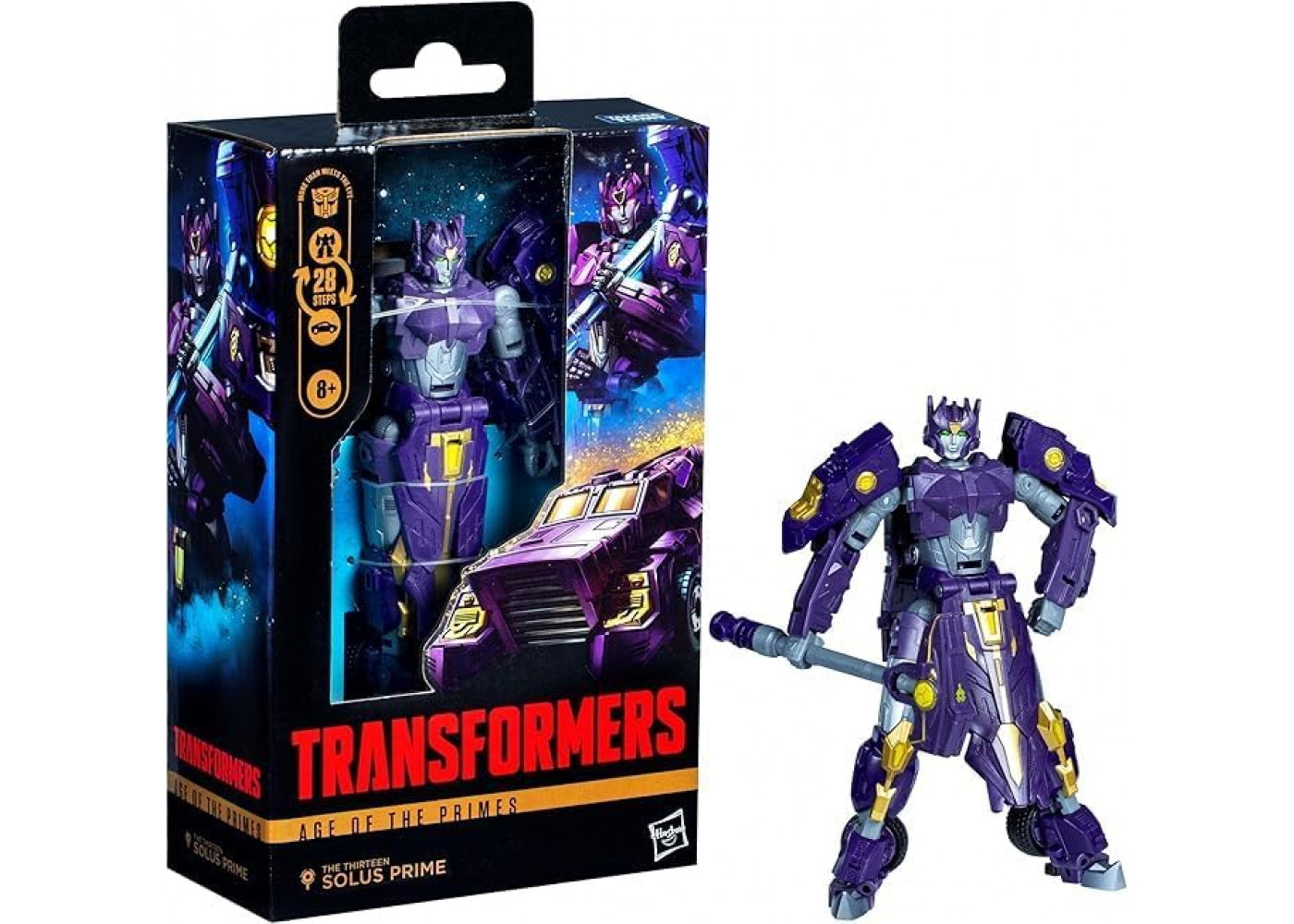 Трансформер Солус Прайм Transformers Age of The Primes Deluxe Class The Thirteen Solus Prime Hasbro G1022