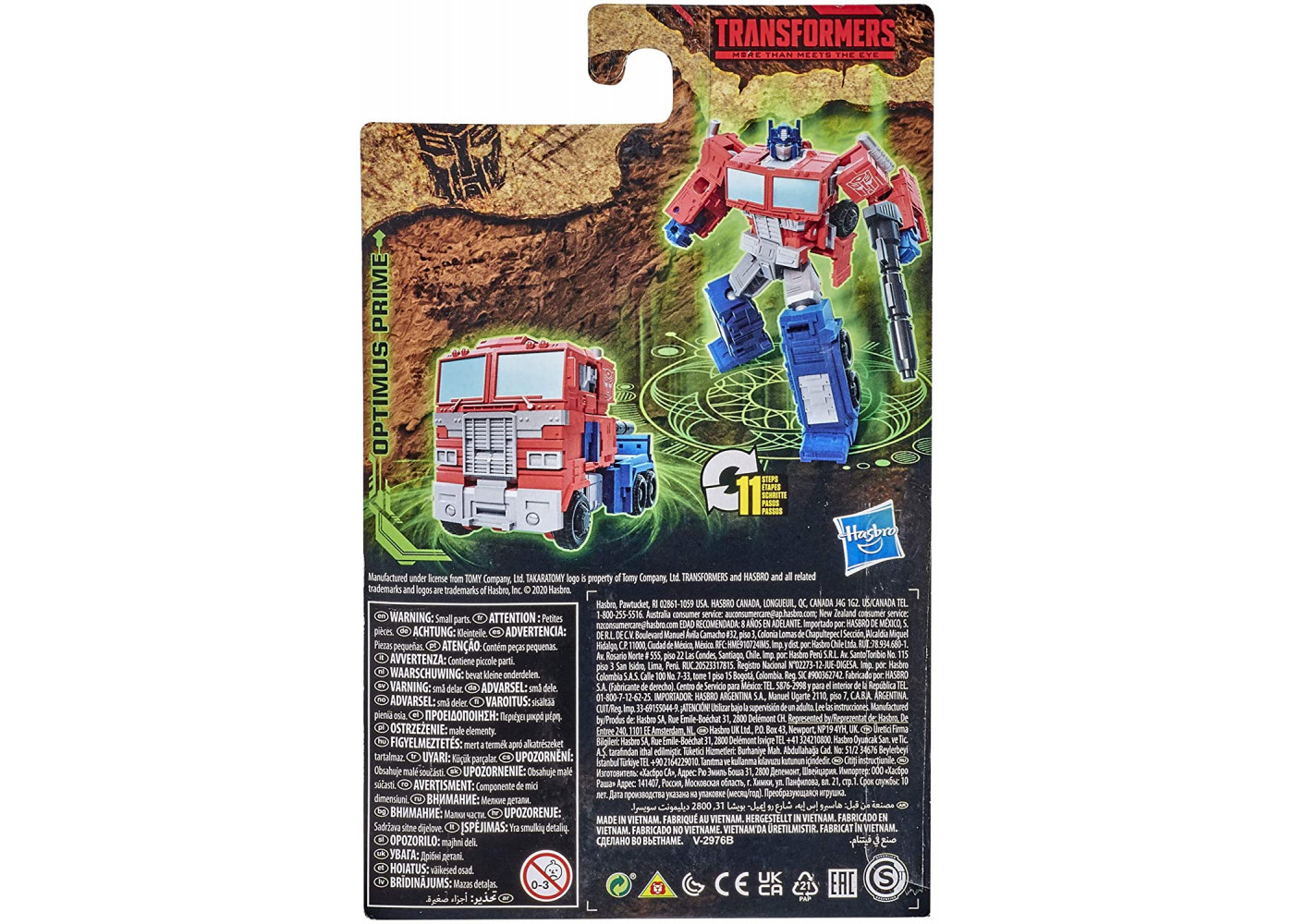 рансформер Оптимус Прайм Transformers War for Cybertron WFC-K1 Optimus Prime Hasbro F0662