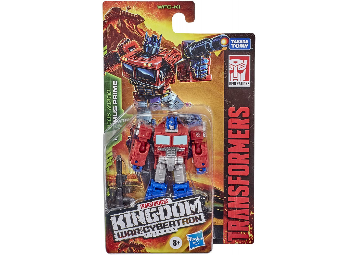 рансформер Оптимус Прайм Transformers War for Cybertron WFC-K1 Optimus Prime Hasbro F0662
