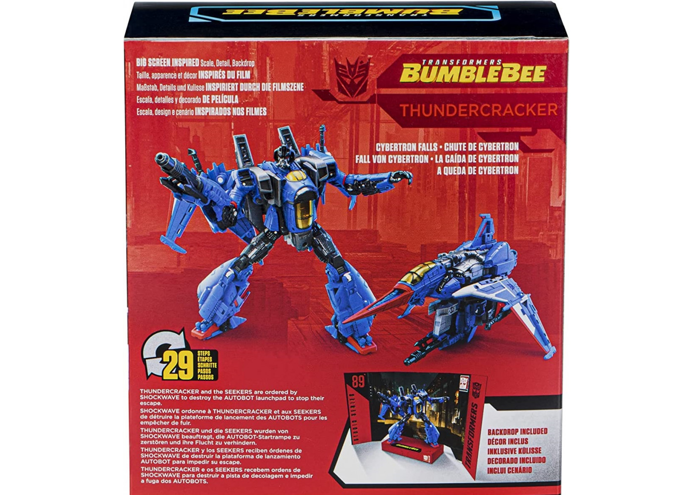 Трансформер Громовержец Transformers Studio Series 89 Thundercracker Hasbro F3174