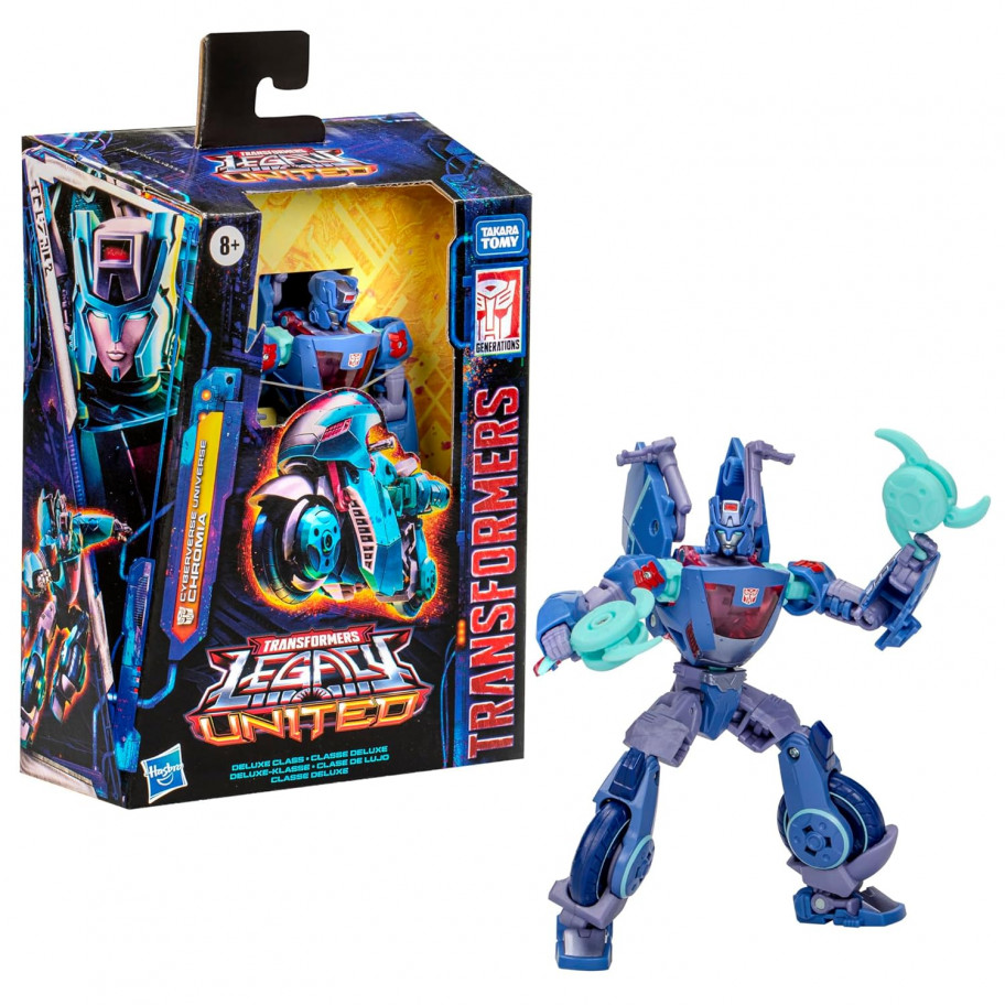 Трансформер Хромия Наследие Transformers Legacy United Deluxe Class Cyberverse Universe Chromia Hasbro F8532