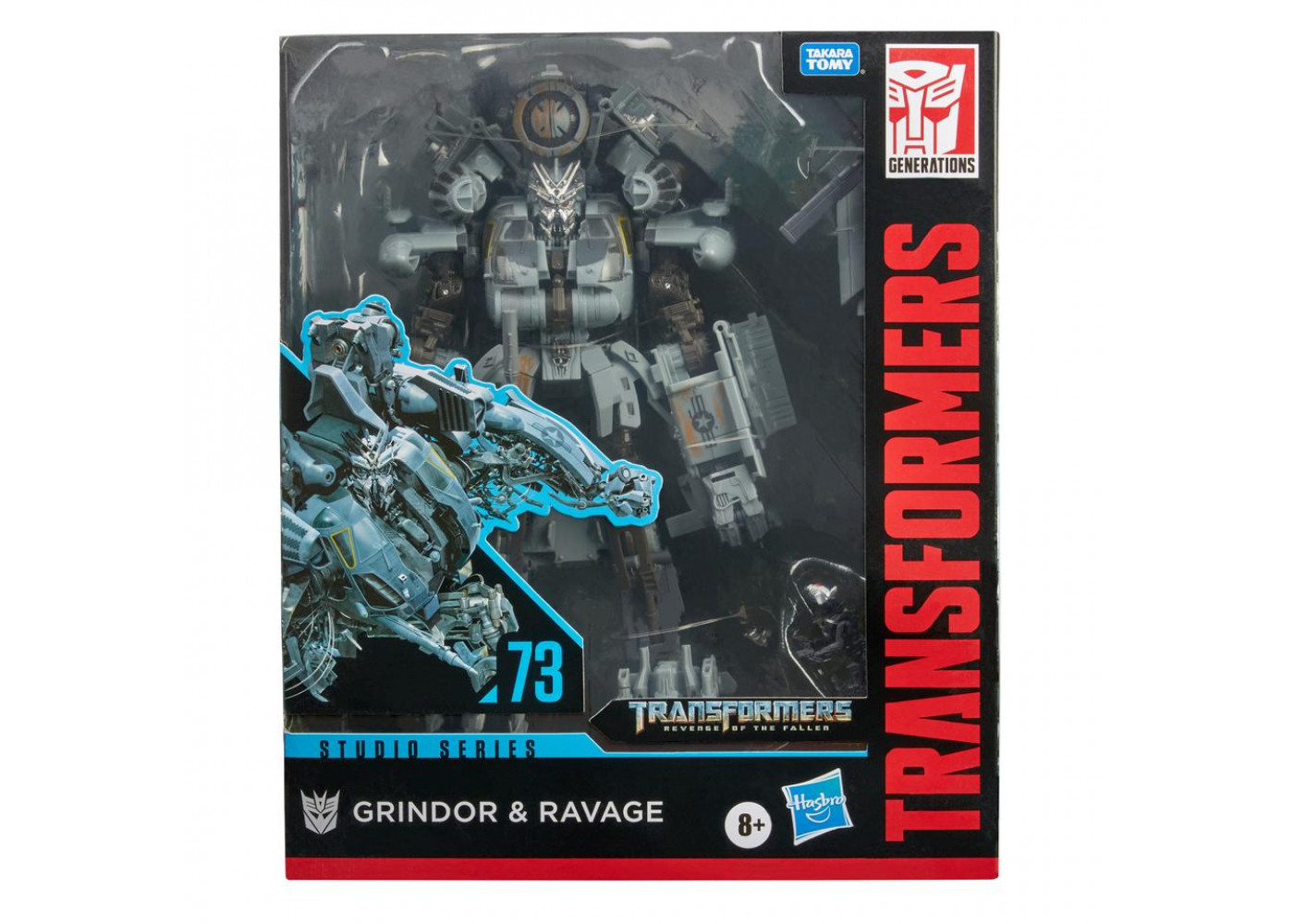 Трансформер Гриндор и Рэвидж Вертолет Studio Series 73 Transformers Grindor & Ravage Hasbro F0716