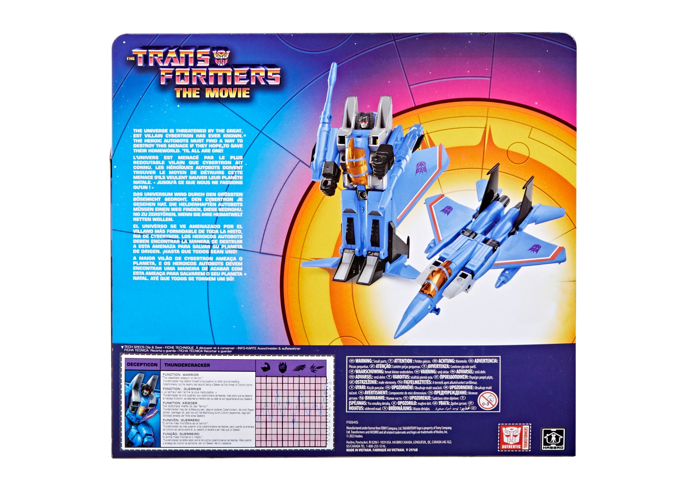 Трансформер Громовержець Transformers Retro Thundercracker Hasbro F6945
