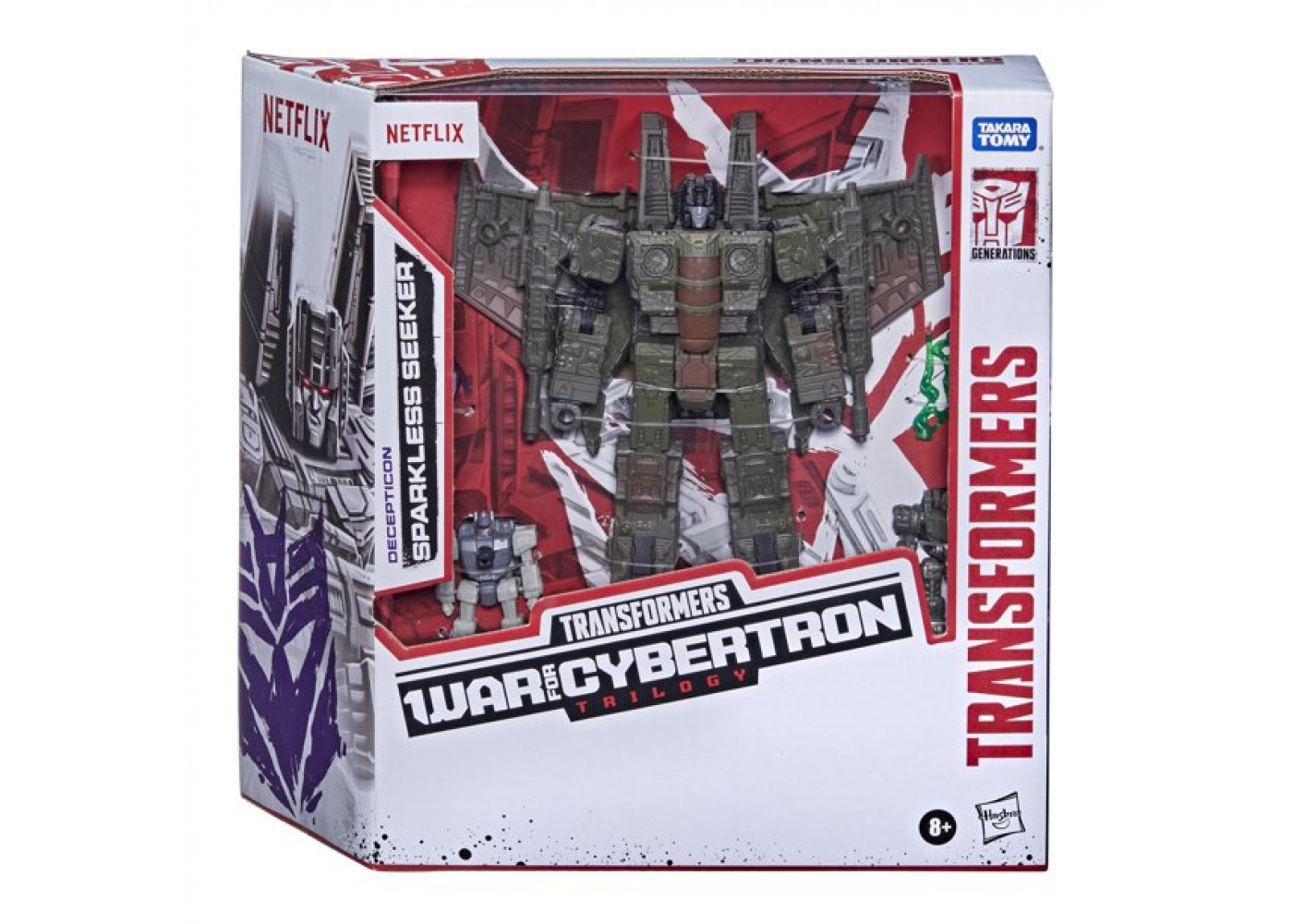 Трансформер Искрящийся Искатель с Десептиконами Война за Кибертрон Transformers  Sparkless Seeker Hasbro F0975