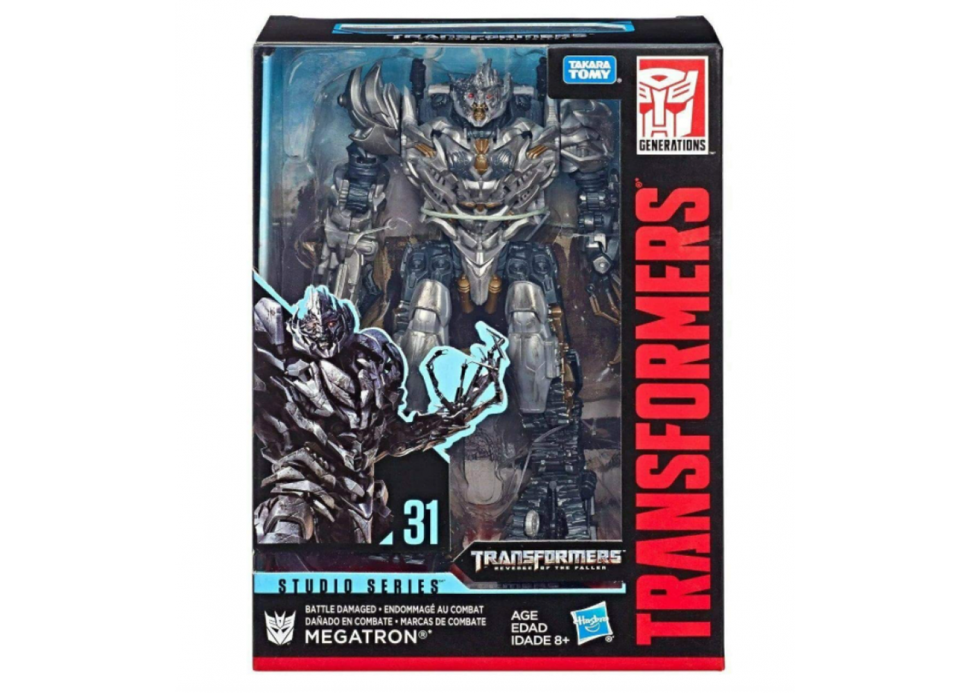 Трансформер Мегатрон с Боевыми Повреждениями Studio Series 31 Transformers Megatron Battle Damaged Hasbro E5028