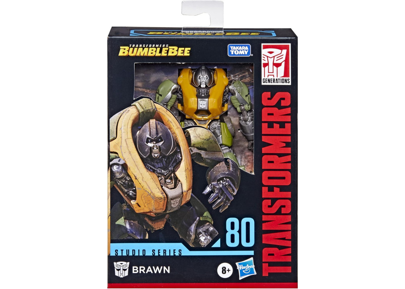 Трансформер Броун Transformers Studio Series 80 Deluxe Class Bumblebee Brawn Hasbro F3172