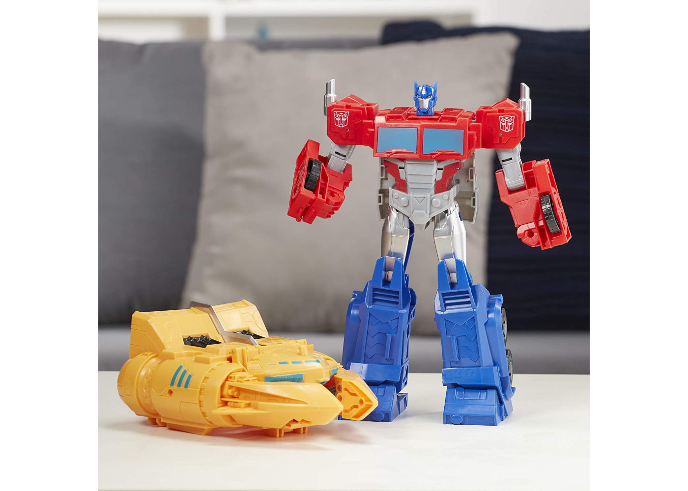Трансформер Оптимус Прайм 28 см Искрящаяся Броня Transformers Optimus Prime Cyberverse Spark Armor Hasbro E4218