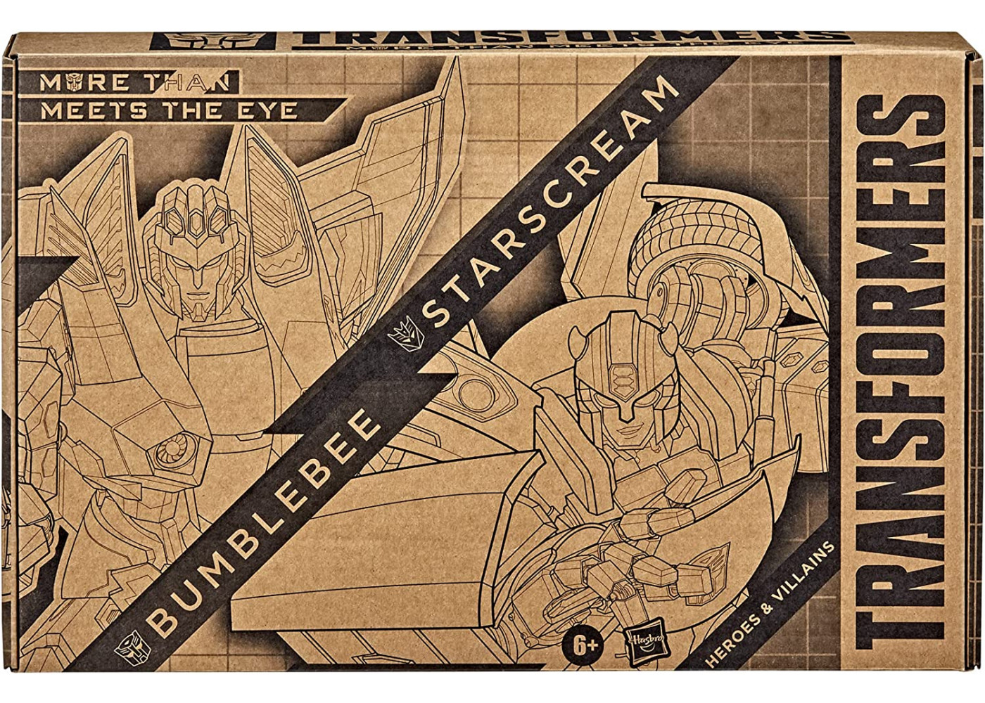 Трансформеры Бамблби и Старскрим Transformers Bumblebee and Starscream Hasbro F5443