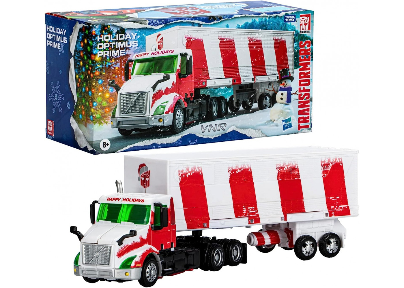 Трансформер Праздничный Оптимус Прайм Transformers Generations Holiday Optimus Prime Hasbro F8055