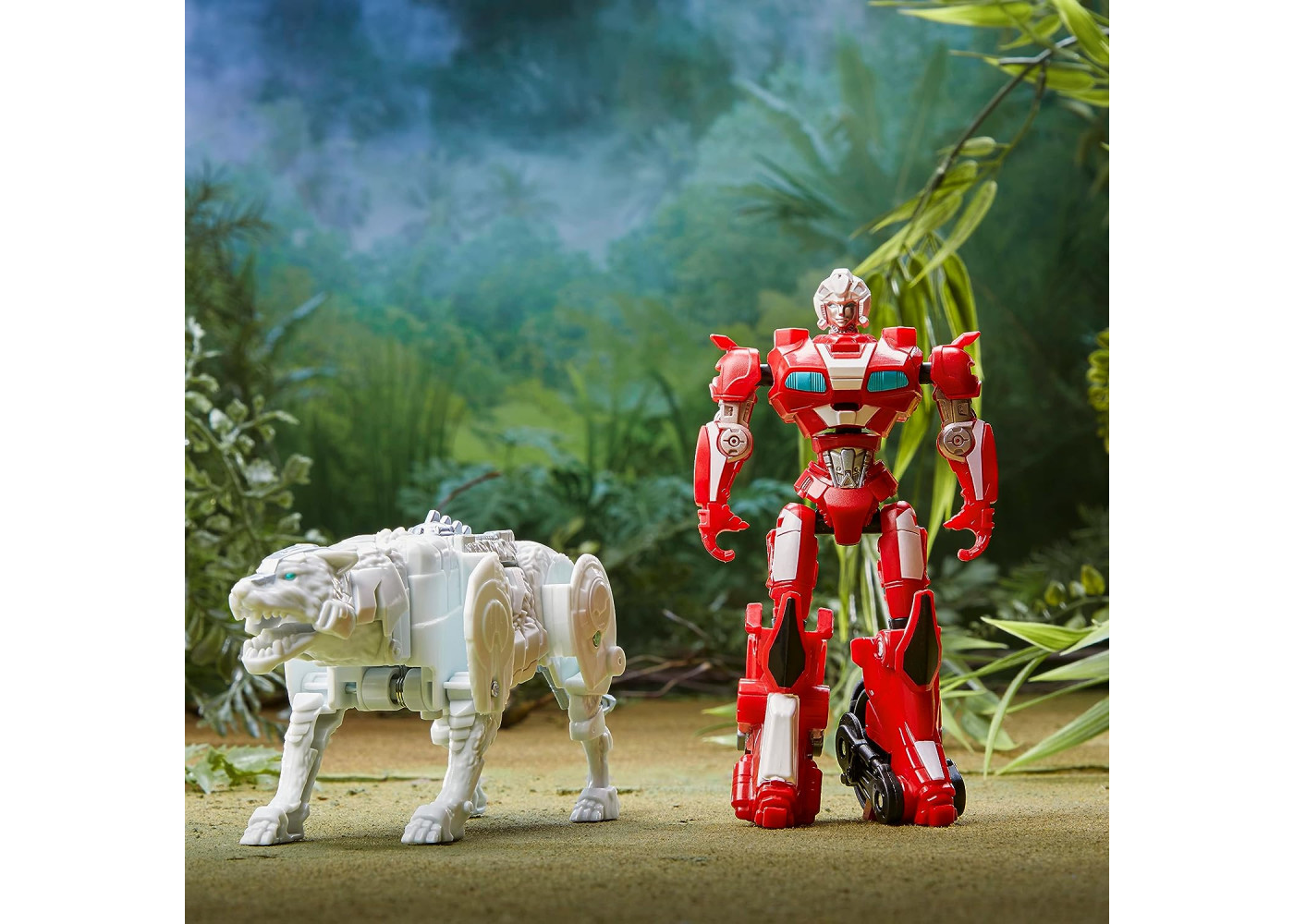 Трансформер Арси и Сильверфанг Восхождение Звероботов Transformers Arcee & Silverfang Hasbro F4618