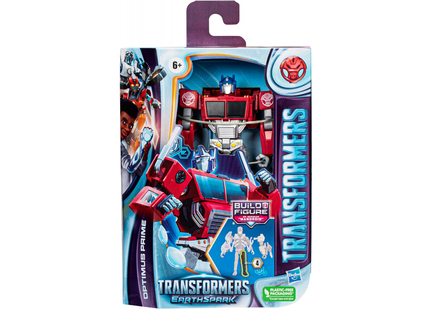 Трансформер Оптимус Прайм Transformers EarthSpark Deluxe Class Optimus Prime Hasbro F6735