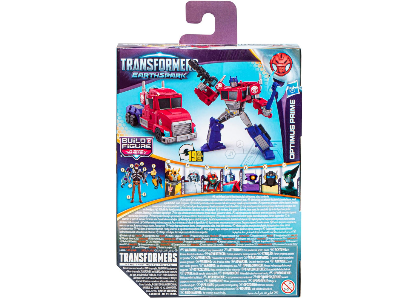 Трансформер Оптимус Прайм Transformers EarthSpark Deluxe Class Optimus Prime Hasbro F6735