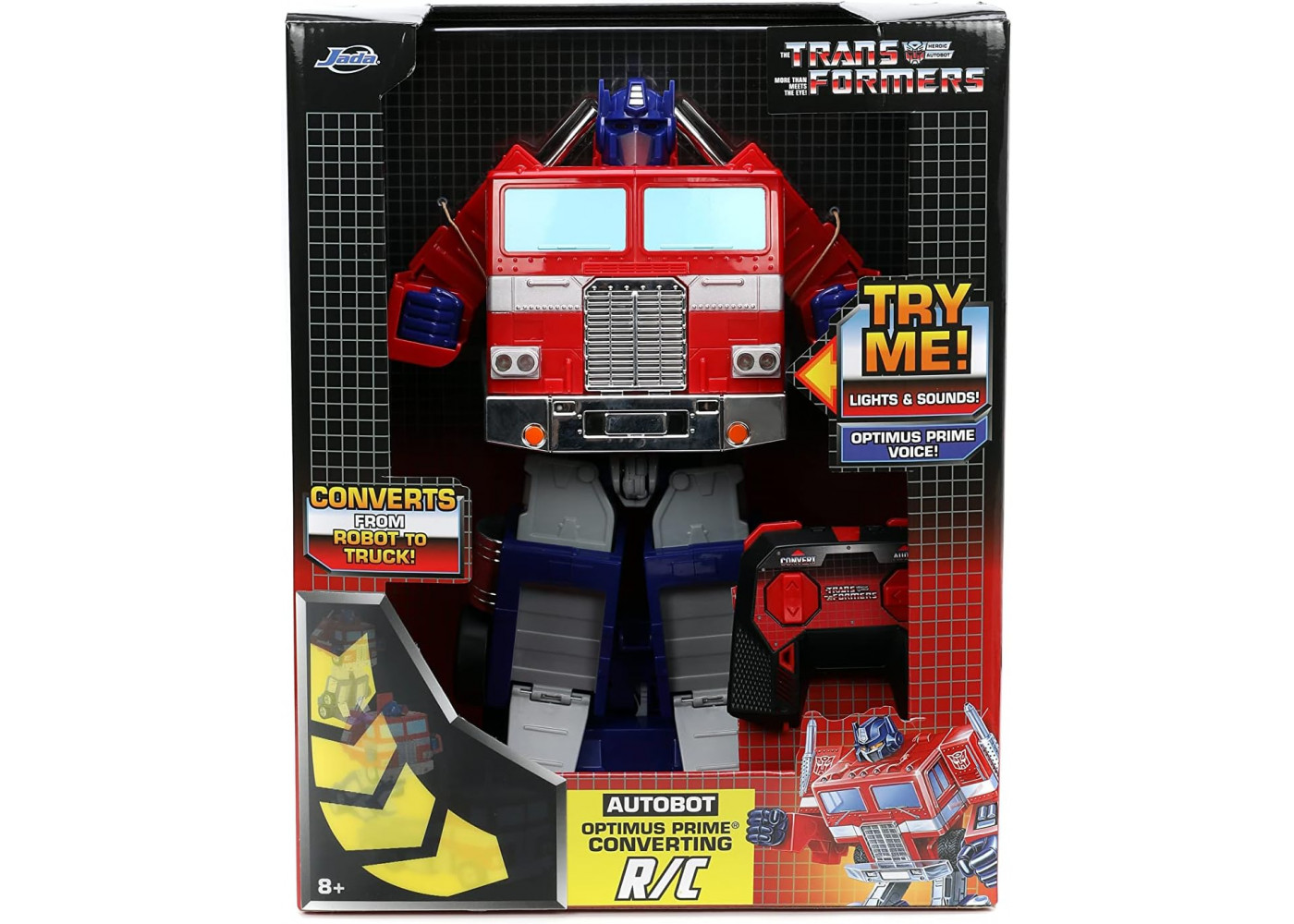 Трансформер Оптимус Прайм 34 см на Пульті Transformers Optimus Prime Converting RC Jada Toys 33521