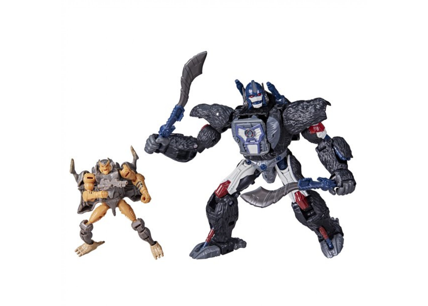 Трансформер Оптимус Праймал Конг и Крысолов Война за Кибертрон Transformers Optimus Primal and Rattrap Hasbro F0976