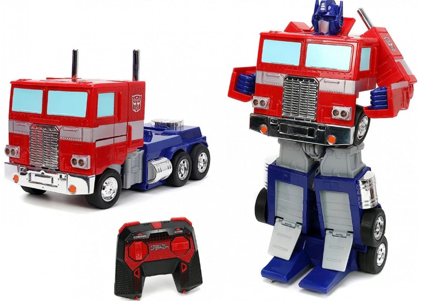 Трансформер Оптимус Прайм 34 см на Пульті (Уцінка) Transformers Optimus Prime Converting RC Jada Toys B33521B