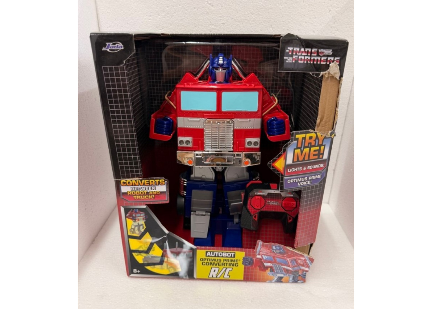 Трансформер Оптимус Прайм 34 см на Пульті (Уцінка) Transformers Optimus Prime Converting RC Jada Toys B33521B