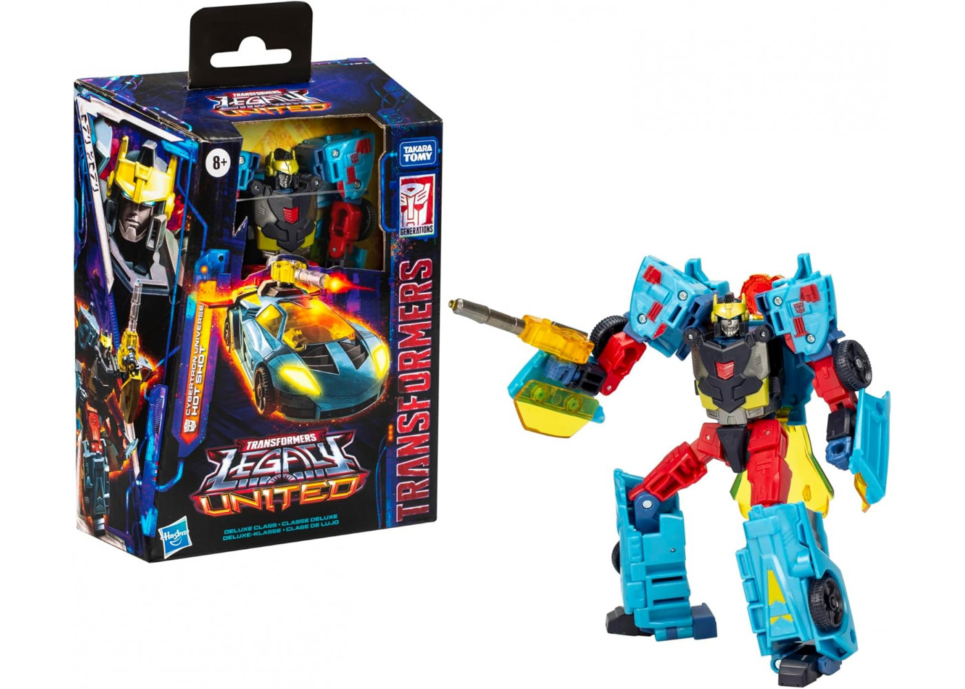 Трансформер Хот Шот Наследие Transformers Legacy United Deluxe Class Cybertron Universe Hot Shot Hasbro F8535