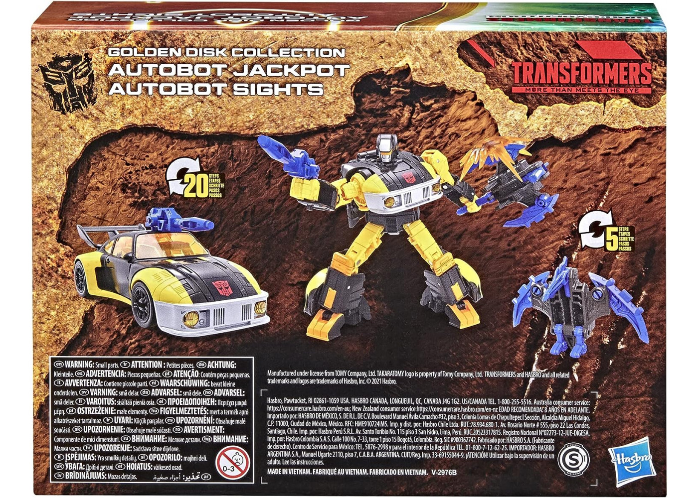 Набор Трансформеры Автоботы Джекпот и Сайт Transformers Autobot Jackpot with Sights Hasbro F2822