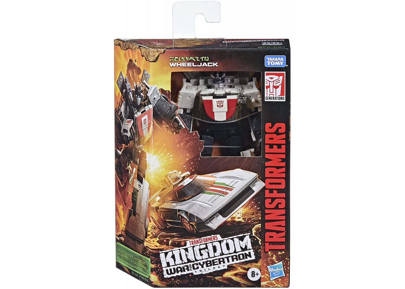 Трансформер Вилджек Transformers Generations War for Cybertron Kingdom Deluxe WFC-K24 Wheeljack Hasbro F0678