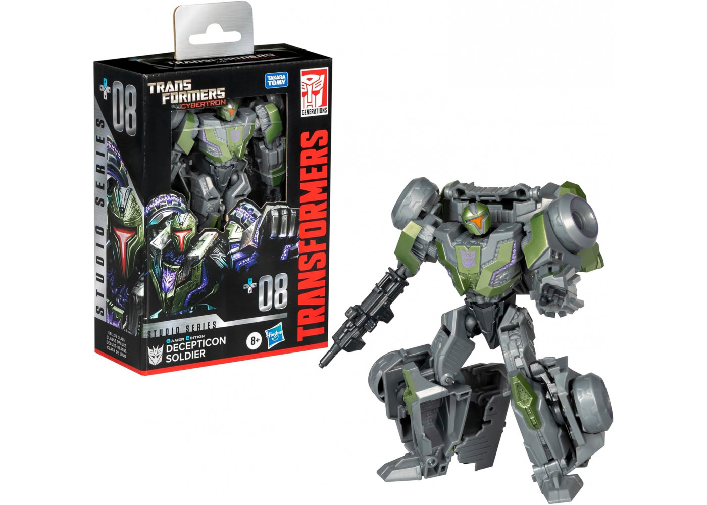 Трансформер Десептикон Війна за Кібертрон Transformers Studio Series 08 Gamer Edition Decepticon Hasbro F8763