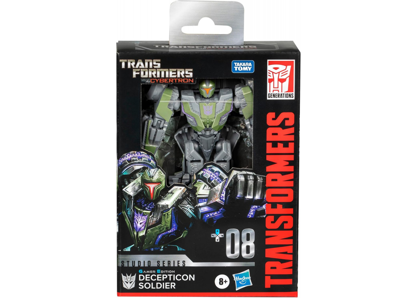 Трансформер Десептикон Війна за Кібертрон Transformers Studio Series 08 Gamer Edition Decepticon Hasbro F8763