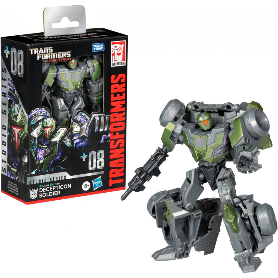Трансформер Десептикон Війна за Кібертрон Transformers Studio Series 08 Gamer Edition Decepticon Hasbro F8763