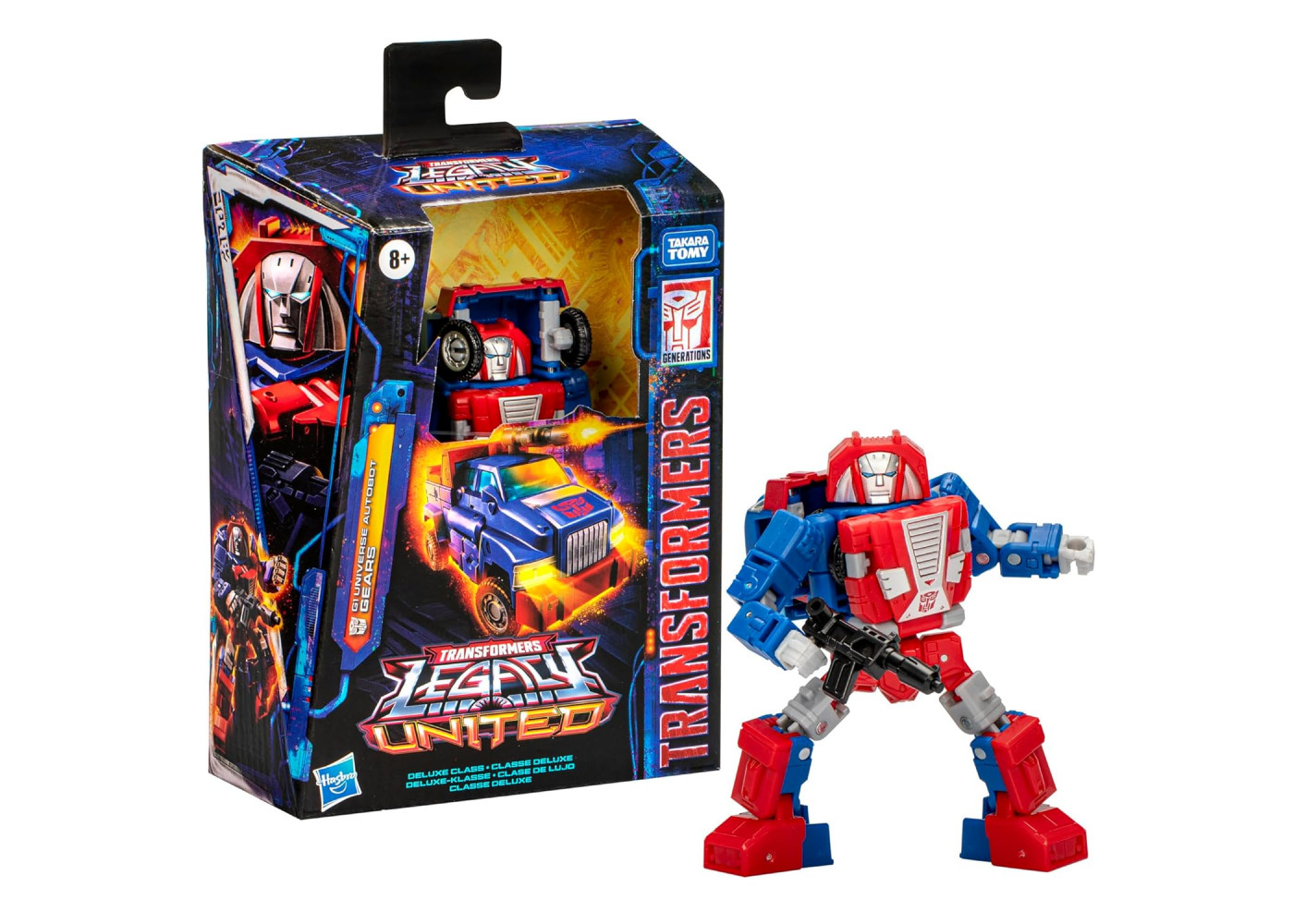 Трансформер Гирс Наследие Transformers Legacy United Deluxe Class G1 Universe Autobot Gears Hasbro F8530