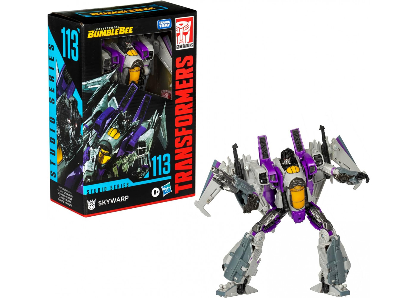 Трансформер Скайварп Transformers Studio Series 113 Voyager Bumblebee Skywarp Hasbro F8769