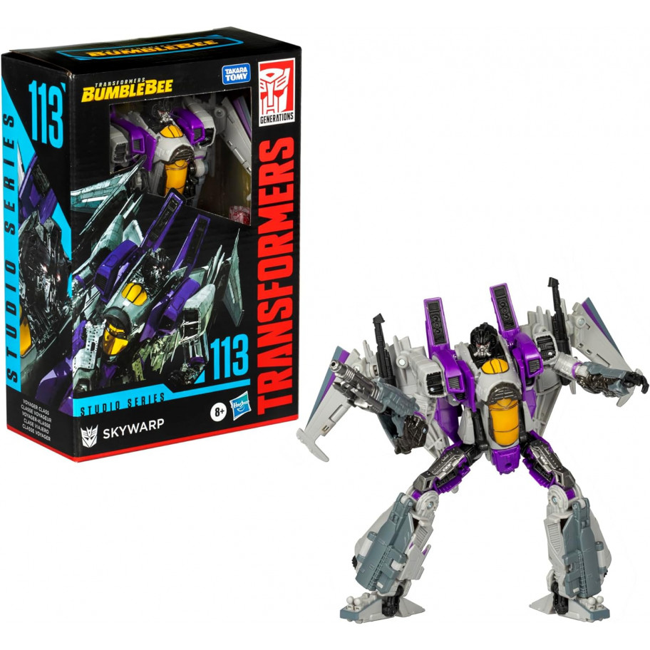Трансформер Скайварп Transformers Studio Series 113 Voyager Bumblebee Skywarp Hasbro F8769