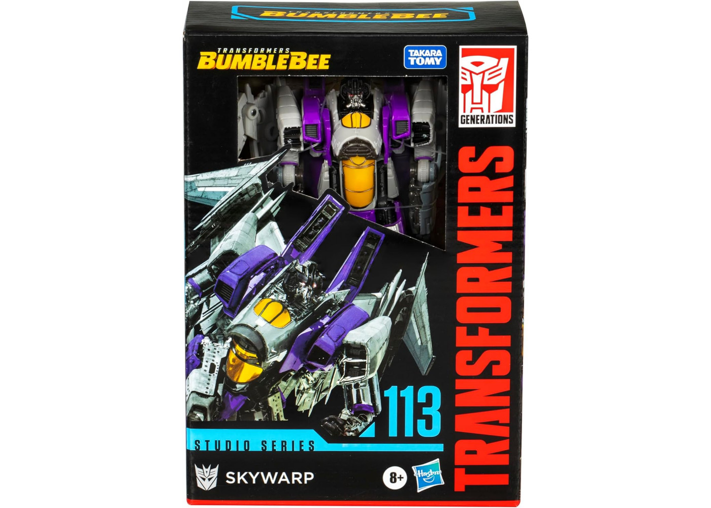 Трансформер Скайварп Transformers Studio Series 113 Voyager Bumblebee Skywarp Hasbro F8769