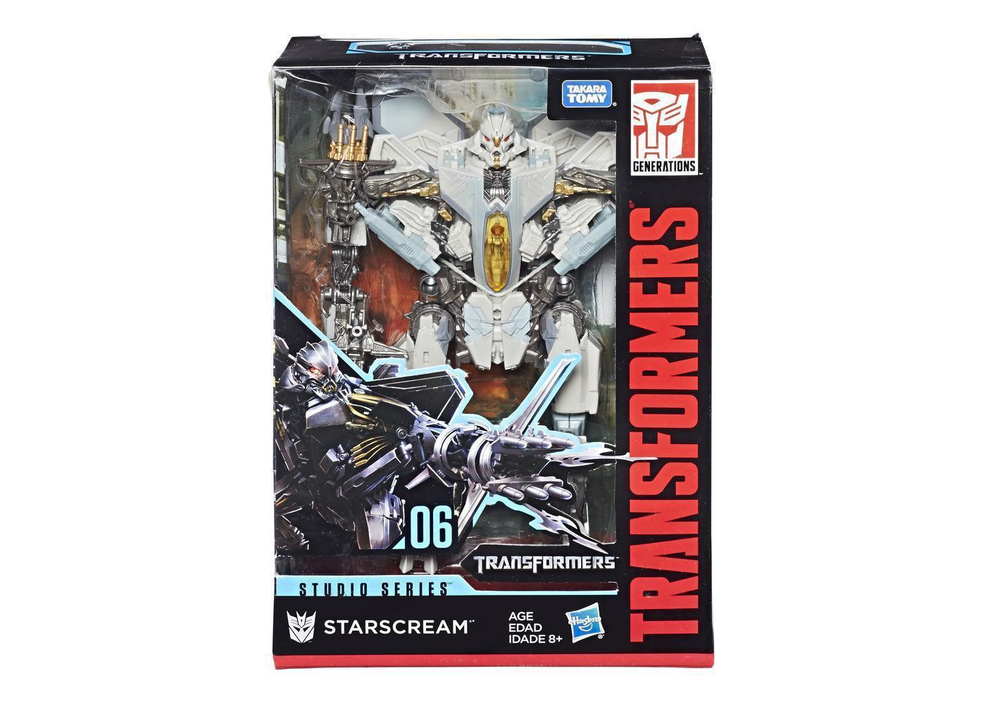 Трансформер Старскрим Самолет 18 см Transformers Studio Series 06 Voyager Starscream Movie 1 Hasbro BE0774
