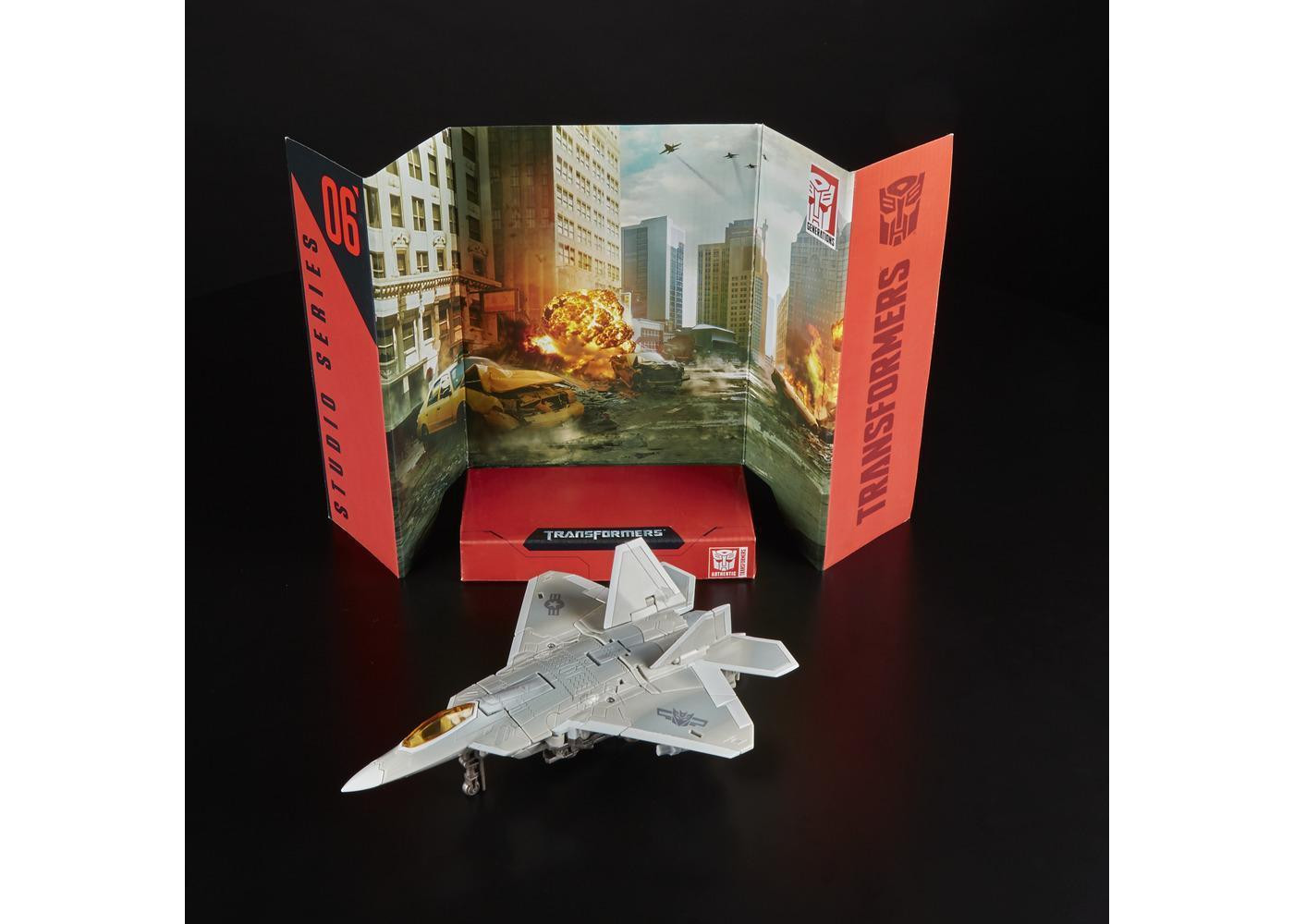 Трансформер Старскрим Самолет 18 см Transformers Studio Series 06 Voyager Starscream Movie 1 Hasbro BE0774