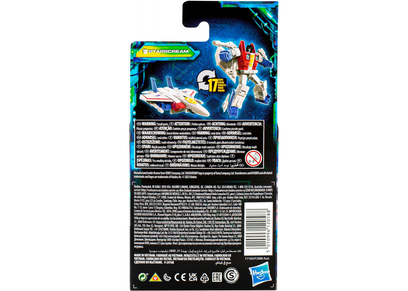 Трансформер Старскрим Самолет Наследие Transformers Legacy Evolution Starscream Hasbro F7183