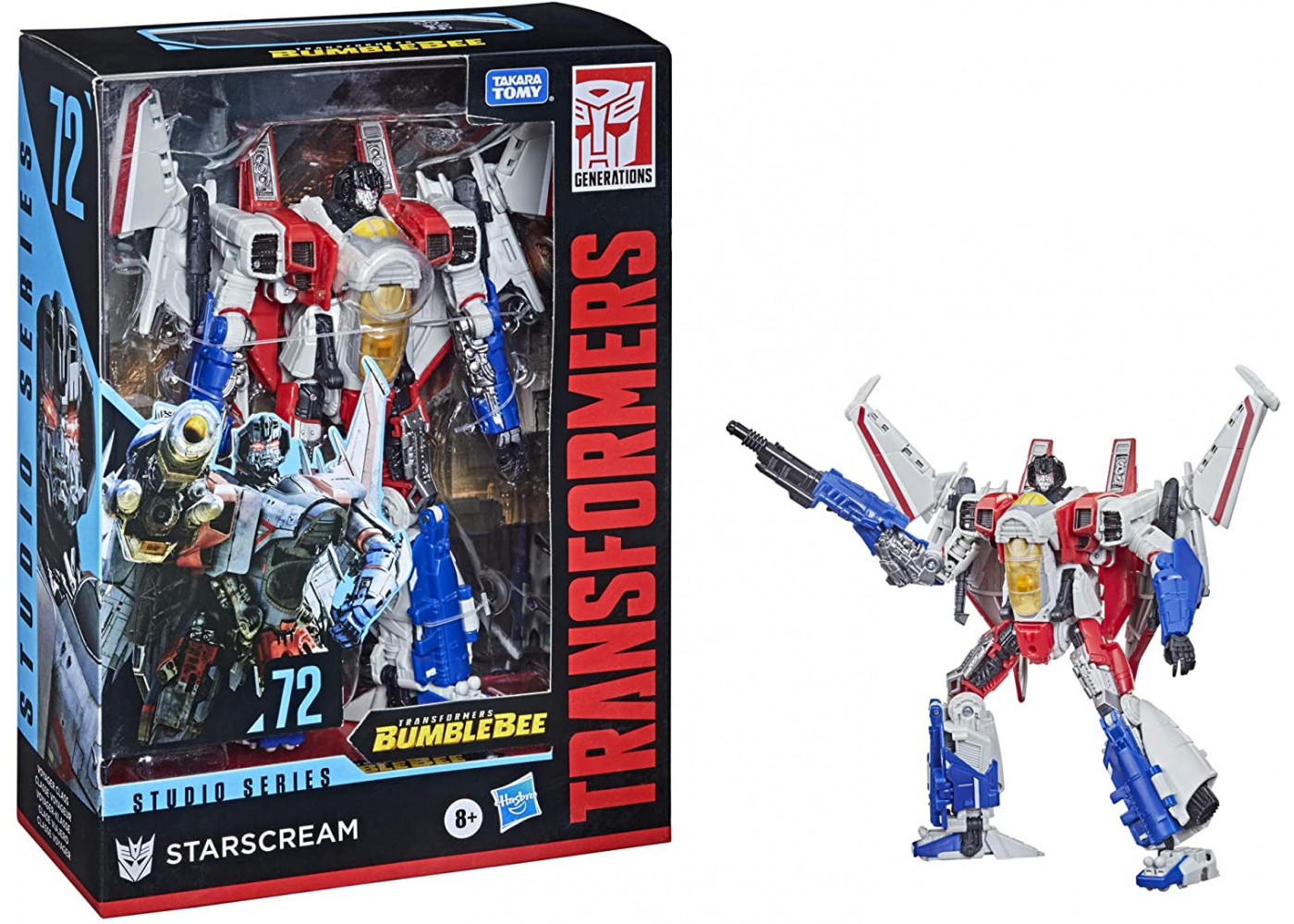 Трансформер Старскрим Серия Бамблби Studio Series 72 Transformers Voyager Class Bumblebee Starscream Hasbro F0790