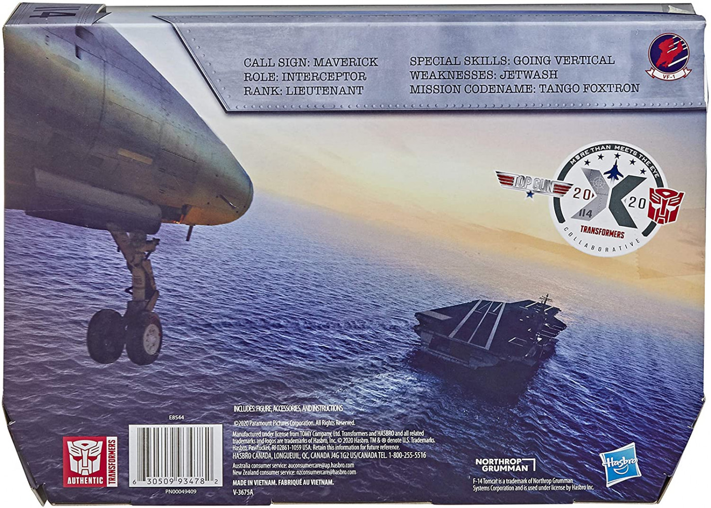 Трансформер Топ Ган Мэверик Самолет Transformers Generations Collaborative Top Gun Maverick E8544