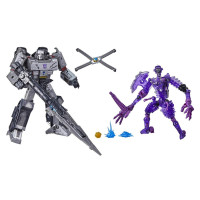 Трансформери Мегатрон та Скам'янілість Netflix Transformers Megatron & Skelivore Spoiler Pack Hasbro F0969