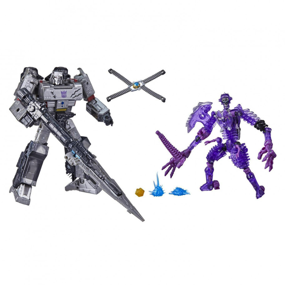 Трансформери Мегатрон та Скам'янілість Війна За Кібертрон Netflix Transformers War for Cybertron Spoiler Pack Hasbro F0969