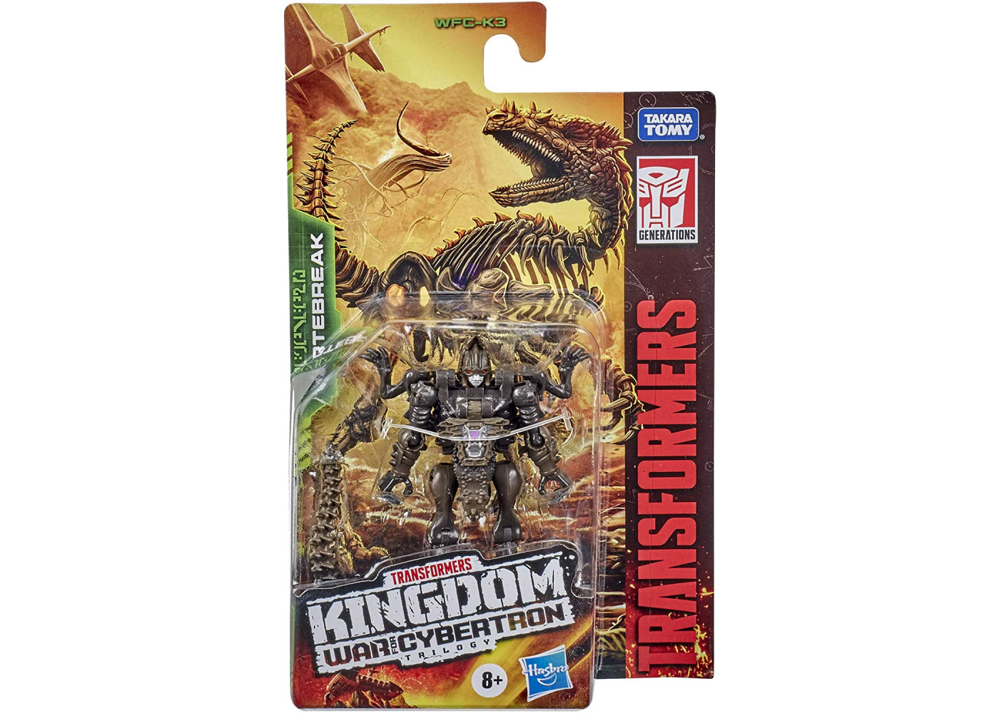 Трансформер Вертебрейк Война За Кибертрон Королевство Transformers War for Cybertron WFC-K3 Vertebreak Hasbro F0663
