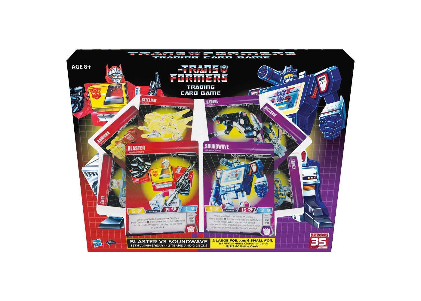 Трансформери Картоква Гра TCG Blaster VS Soundwave 35th Anniversary Hasbro C7194