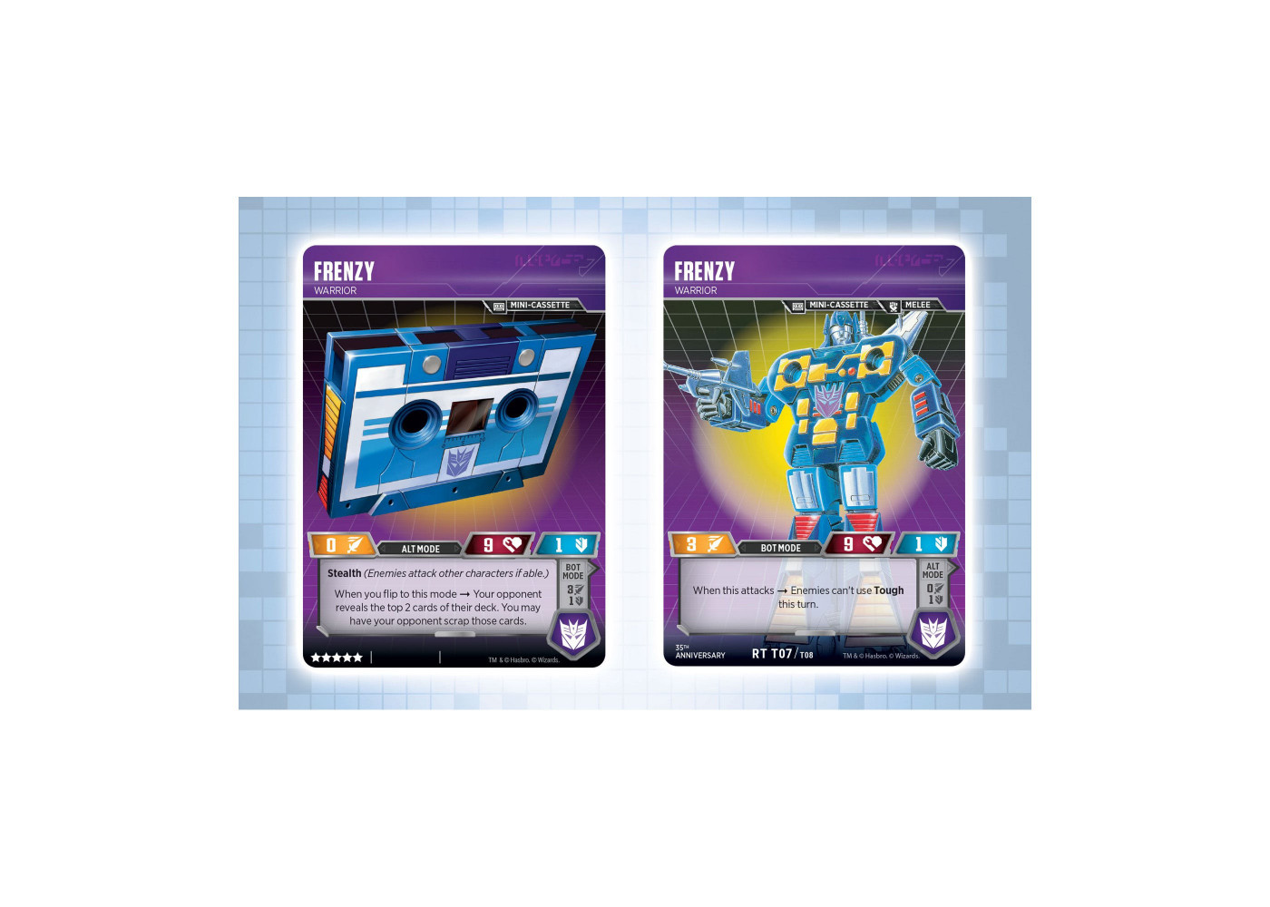 Трансформери Картоква Гра TCG Blaster VS Soundwave 35th Anniversary Hasbro C7194