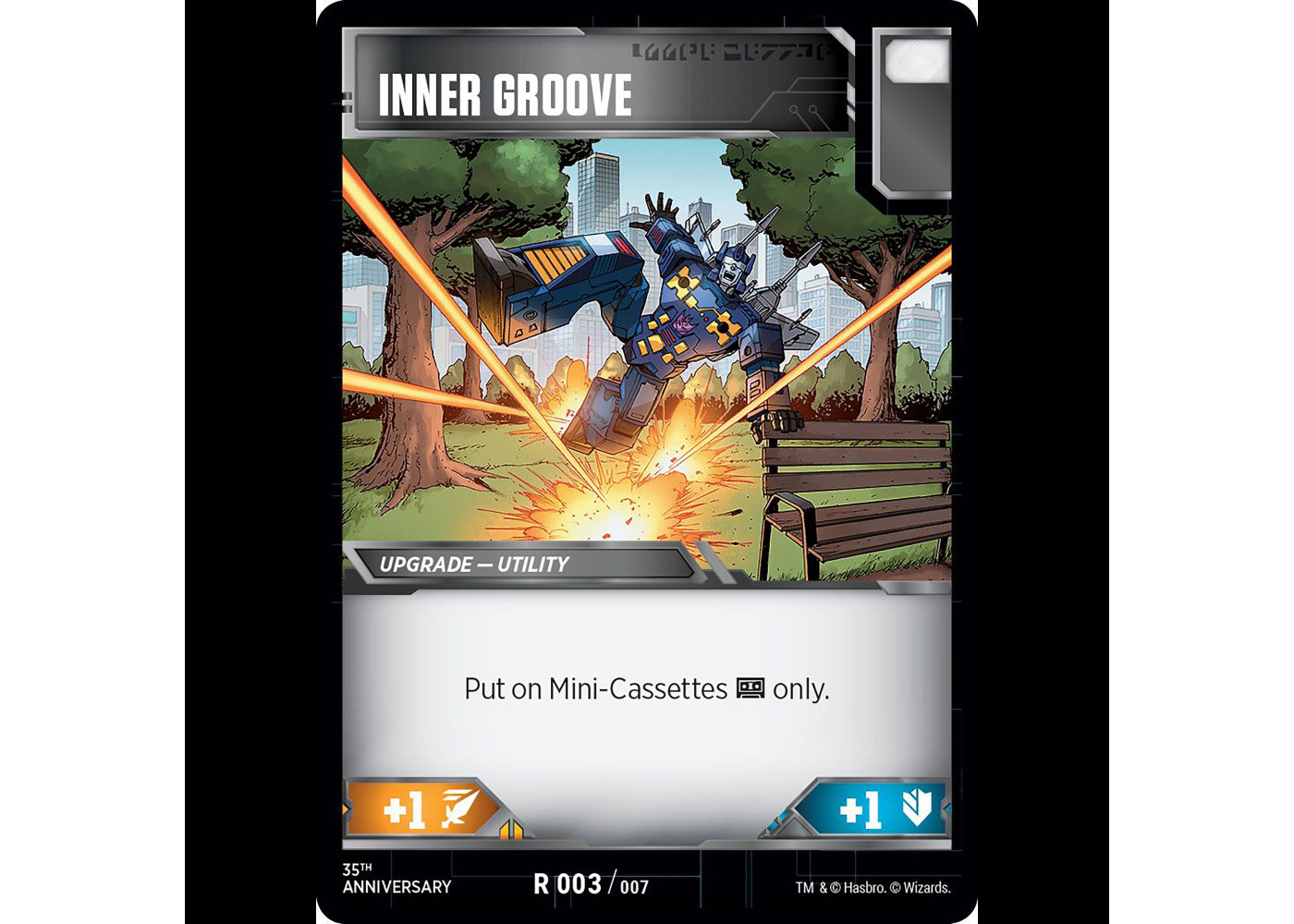 Трансформери Картоква Гра TCG Blaster VS Soundwave 35th Anniversary Hasbro C7194