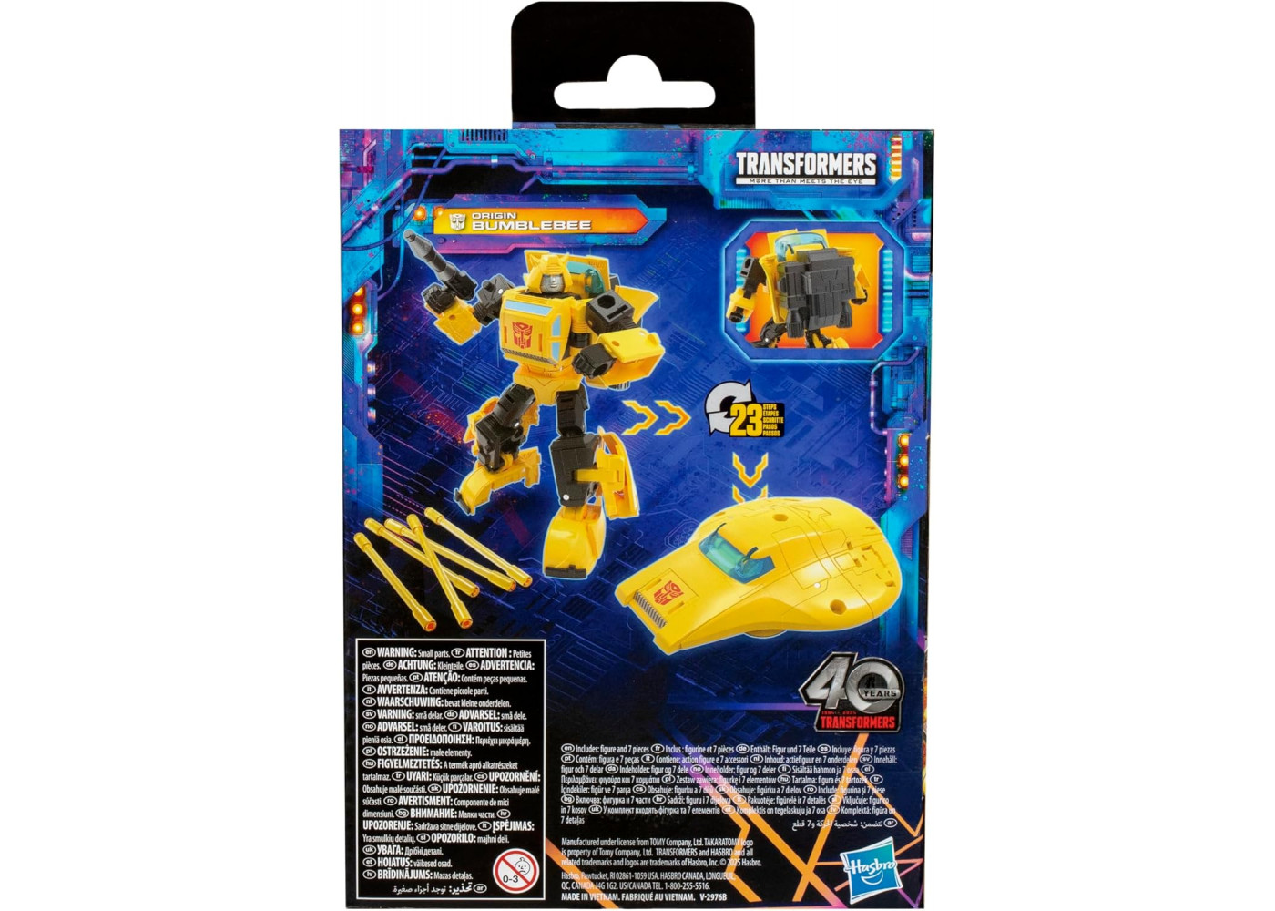 Трансформер Бамблби Transformers Legacy United Origin Bumblebee  Hasbro G1292
