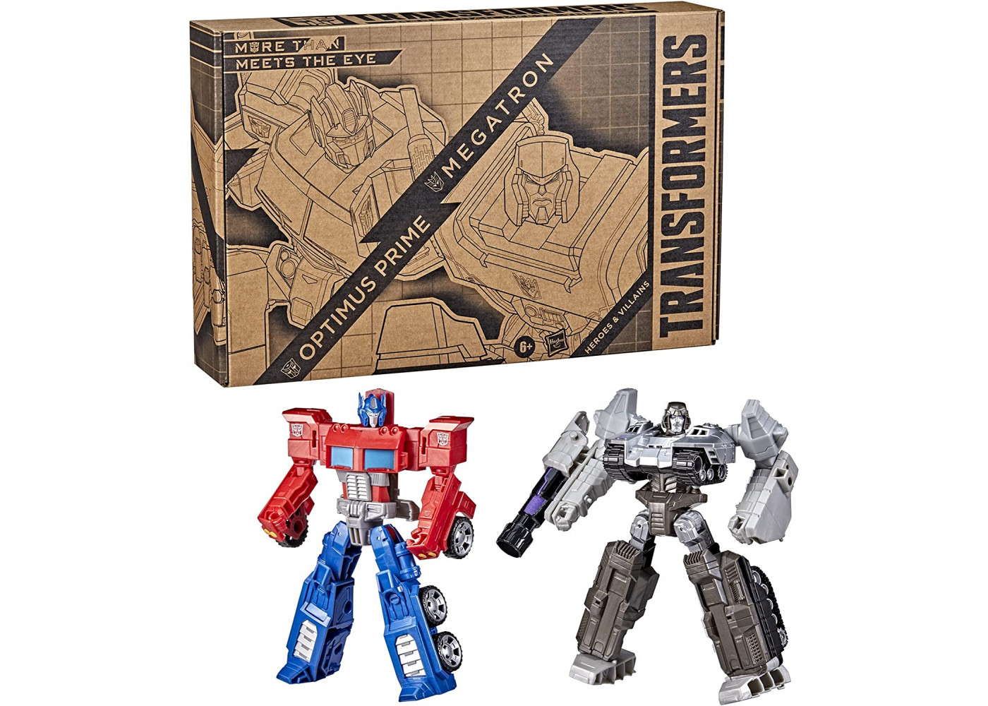 Трансформеры Оптимус Прайм и Мегатрон Transformers Optimus Prime and Megatron Hasbro F5442