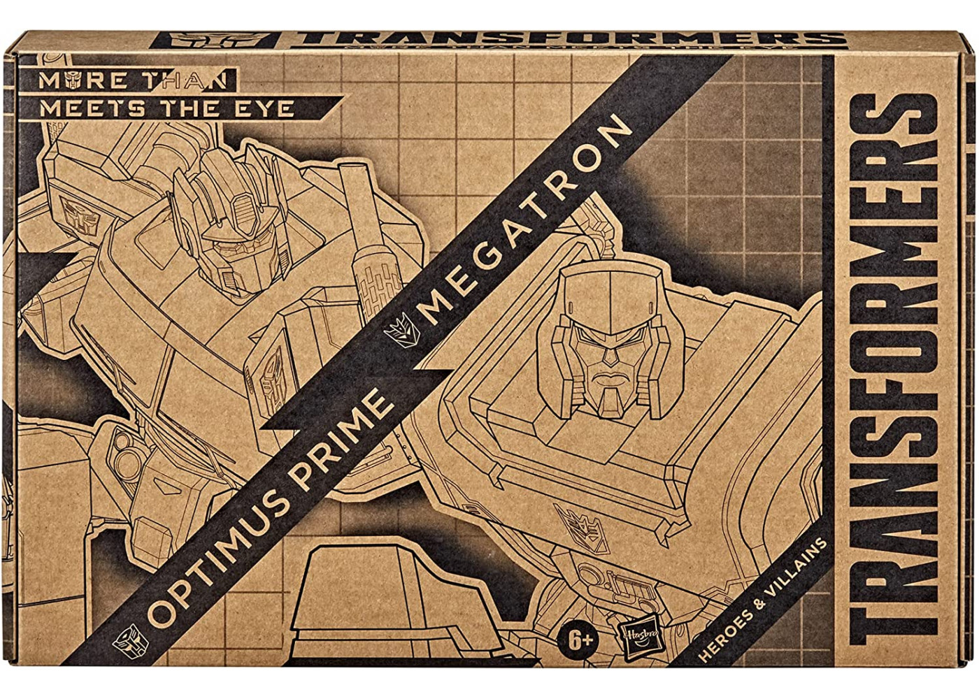Трансформеры Оптимус Прайм и Мегатрон Transformers Optimus Prime and Megatron Hasbro F5442