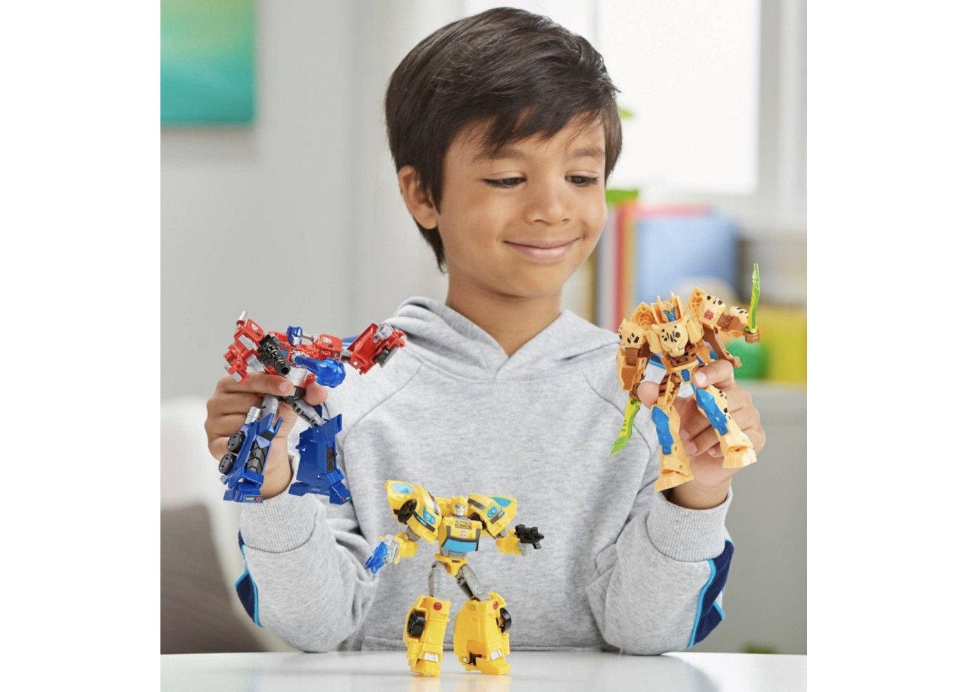 Трансформери набір 3 шт Transformers Buzzworthy Bumblebee Heroes of Cybertron Hasbro F3930