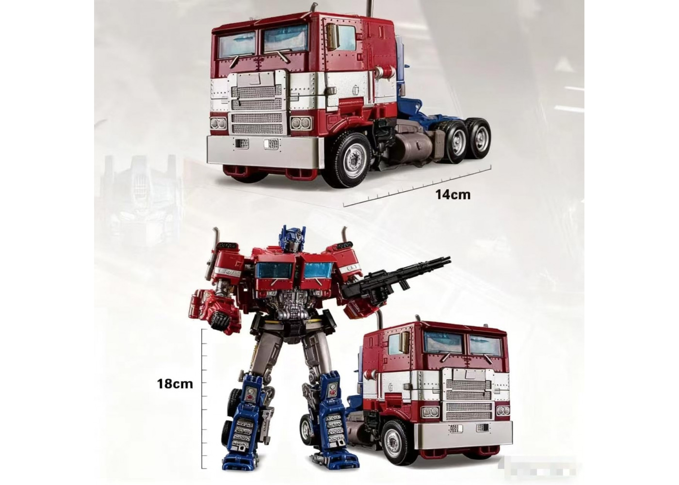 Трансформер Оптимус Прайм 18 см Темный Командир Transformers Optimus Prime Dark Commander 240033