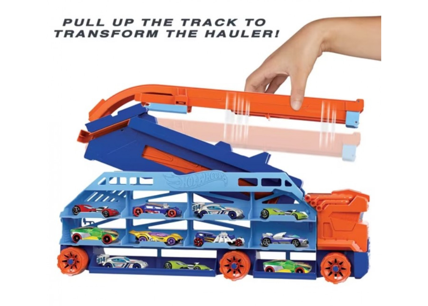 Трек Хот Вілс Автовоз Супер Спуск Hot Wheels Speed ​​Drop Transport Mattel HDY92
