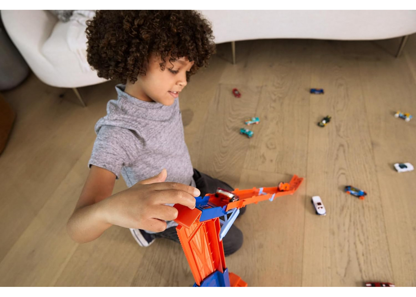 Трек Хот Вілс Автовоз Супер Спуск Hot Wheels Speed ​​Drop Transport Mattel HDY92