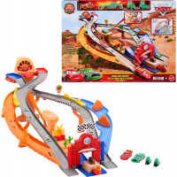 Трек Дисней Тачки Спасательная Гоночная Трасса Disney Pixar Cars Lightning Rescue Road Raceway Mattel JFL57